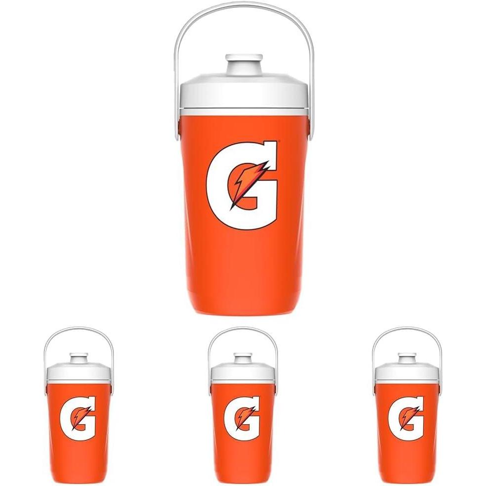 imageGatorade Half Gallon Cooler Jug Sports Hydration Jug BPAFree 64oz Double Wall Insulation12 Gallon Jug Pack of 4