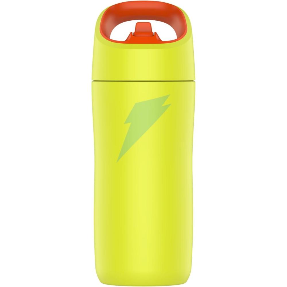 imageGatorade Kids Rookie Metal Water Bottle 12oz Stainless Steel Bottle DoubleWall Insulation Vacuum Insulated Thermo MugYellow
