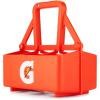 imageGatorade 6Pack Squeeze Bottle Carrier Team Equipment OrangeBottle