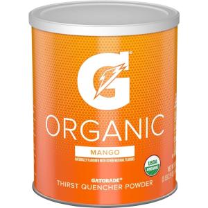 G ESSNTL Organic Gatorade Thirst Quencher Powder, Strawberry, 50.9 oz Canister (Pack of 3)(Mango – Organic)