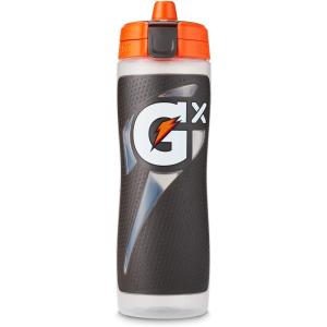 Gatorade Gx Hydration System, Non-Slip Gx Squeeze Bottles & Gx Sports Drink Concentrate Pods,Gray(Gray)