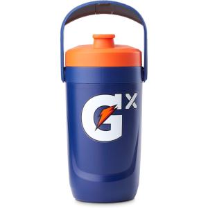 Gatorade Gx Performance Jug, 64oz, Leakproof, Non Slip Grip, Great for Athletes, Navy(Navy)