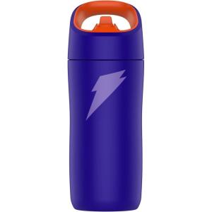 Gatorade Kids’ Rookie Metal Water Bottle, 12oz, Stainless Steel Bottle, Double-Wall Insulation, Vacuum Insulated, Thermo Mug(Purple)
