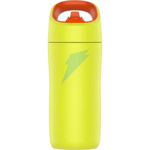 Gatorade Kids’ Rookie Metal Water Bottle, 12oz, Stainless Steel Bottle, Double-Wall Insulation, Vacuum Insulated, Thermo Mug(Yellow)