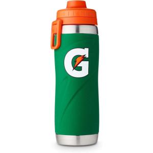 Gatorade Stainless Steel Sport Bottle, 26oz, Double-Wall Insulation, Green , 26oz (Pack of 1)(Green)
