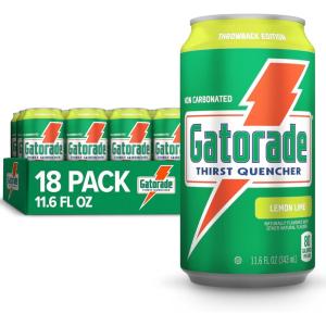 Gatorade Thirst Quencher, 3-Flavor Variety, 12 Fl Oz Cans (Pack of 18)(Lemon-Lime)