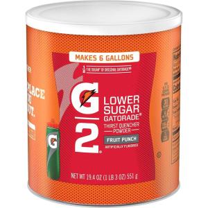 Gatorade Thirst Quencher Powder, G2 Low Calorie, Grape, 19.4 Ounce (Pack of 3)(G2 Fruit Punch)