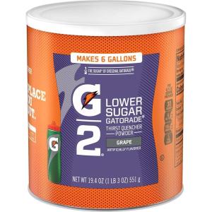 Gatorade Thirst Quencher Powder, G2 Low Calorie, Grape, 19.4 Ounce (Pack of 3)(G2 Grape)