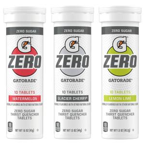 Gatorade Zero Tablets, Variety Pack (Pack of 40)(3-Flavor Variety Pack)