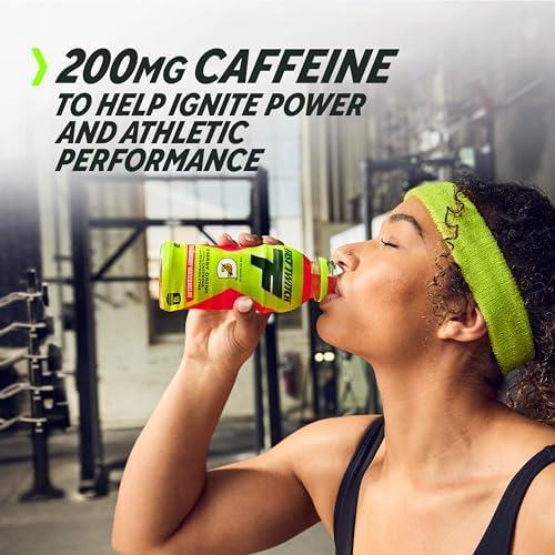 imageFast Twitch Energy drink from Gatorade Cool Blue 12oz Bottles 12 Pack 200mg Caffeine Zero Sugar ElectrolytesGlacier Freeze