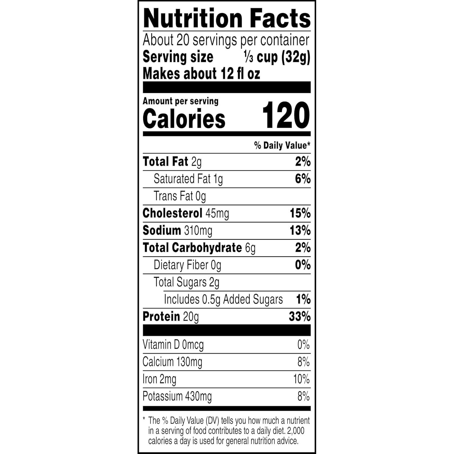 imageGatorade Whey Protein Powder Chocolate 224 Ounce 20 servings per canister 20 grams of protein per servingChocolate