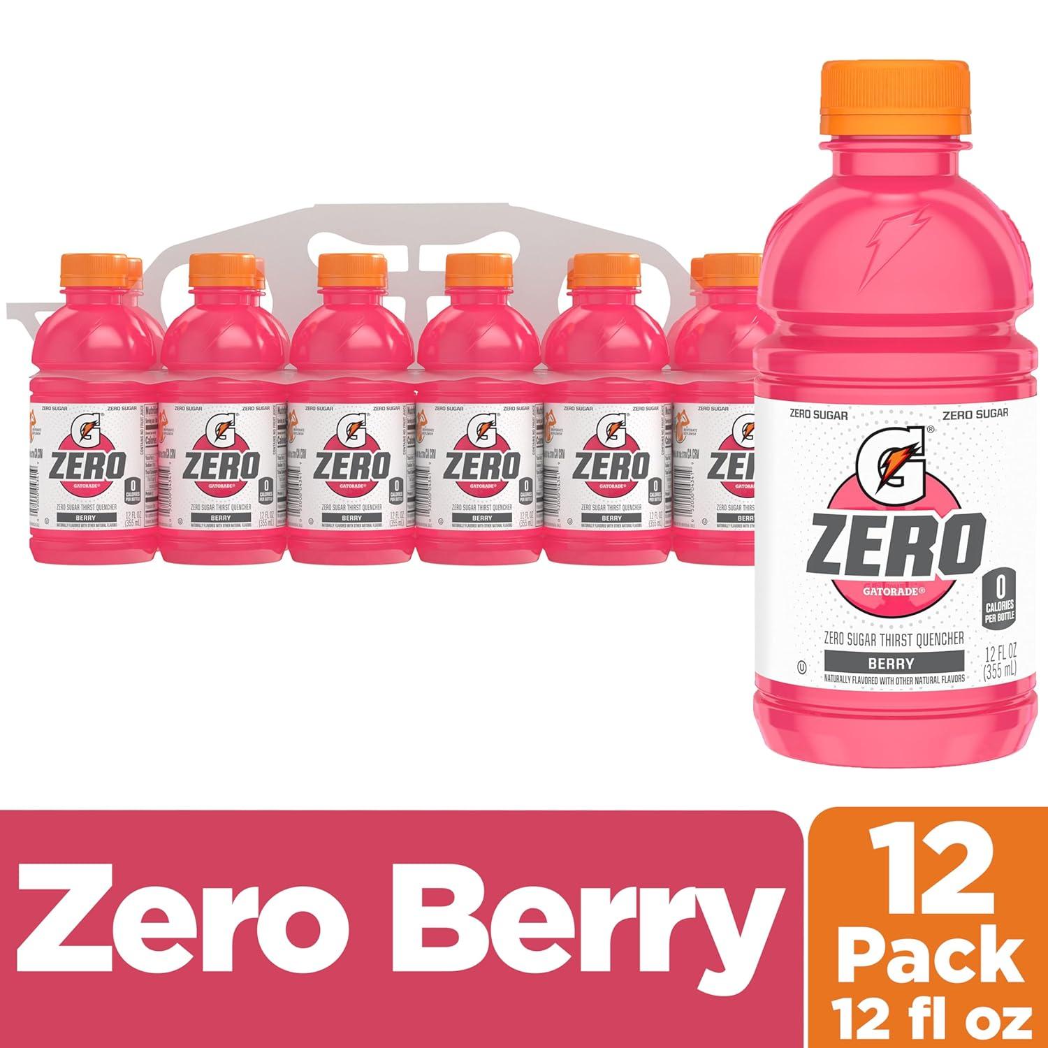 imageGatorade Zero Flavor Variety Pack 12 Fl Oz Bottles 18 PackBerry