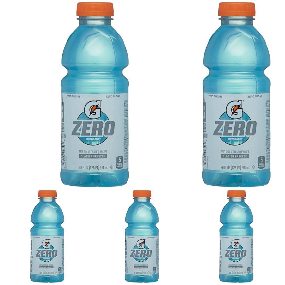 imageGatorade Zero Flavor Variety Pack 12 Fl Oz Bottles 18 PackGlacier Freeze