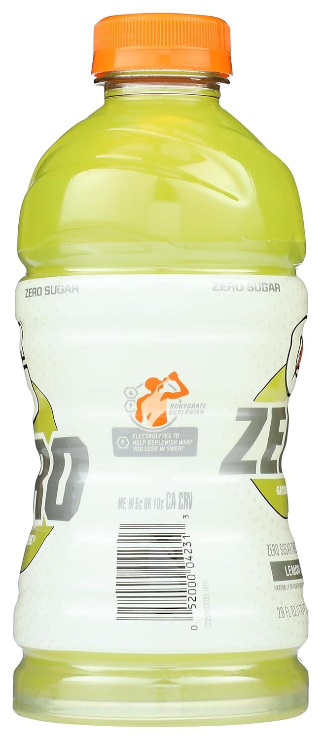 imageGatorade Zero Flavor Variety Pack 12 Fl Oz Bottles 18 PackZero Lemon Lime