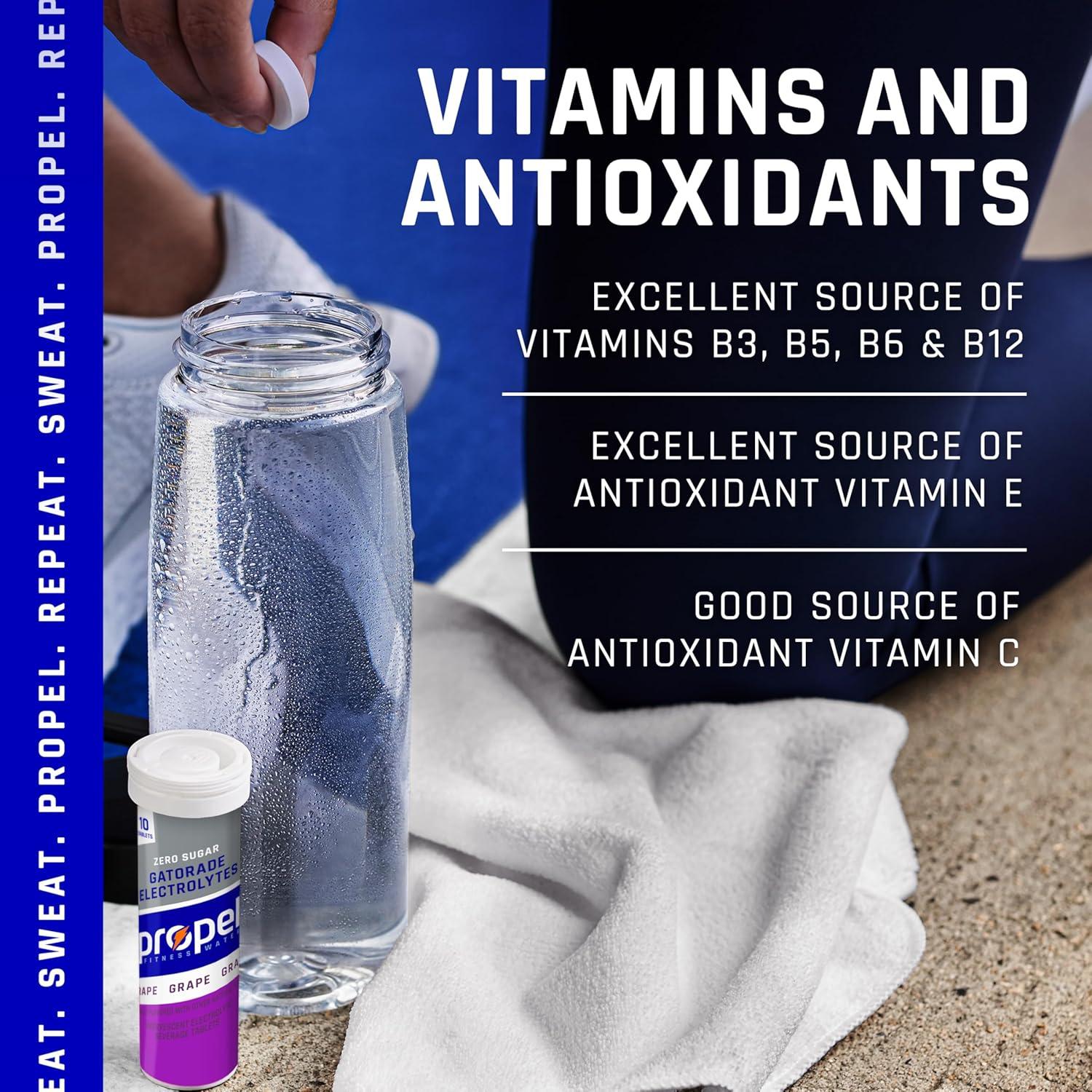 imagePropel Tablets 4 Flavor Variety Pack Makes 169oz Fl Oz 40 count3Flavor Variety Pack