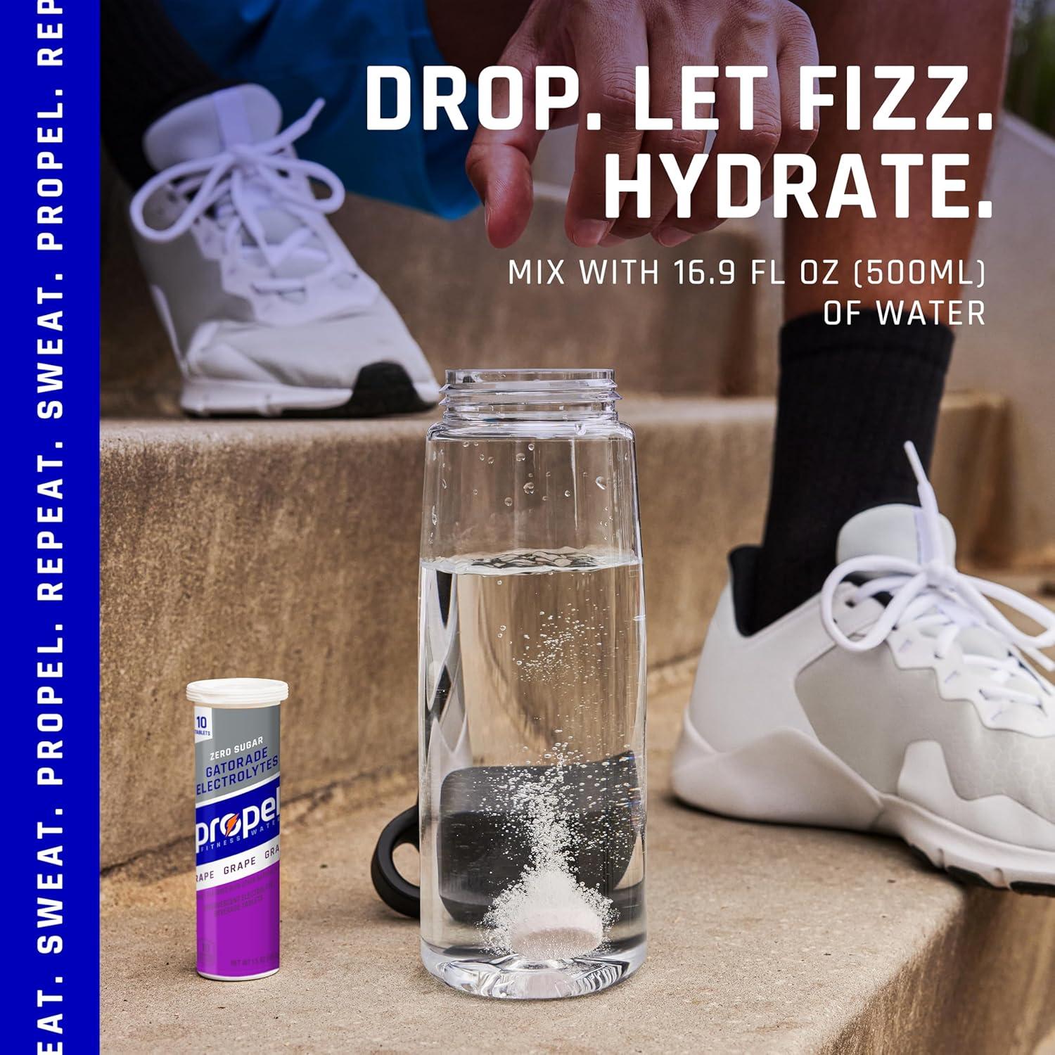 imagePropel Tablets 4 Flavor Variety Pack Makes 169oz Fl Oz 40 count3Flavor Variety Pack