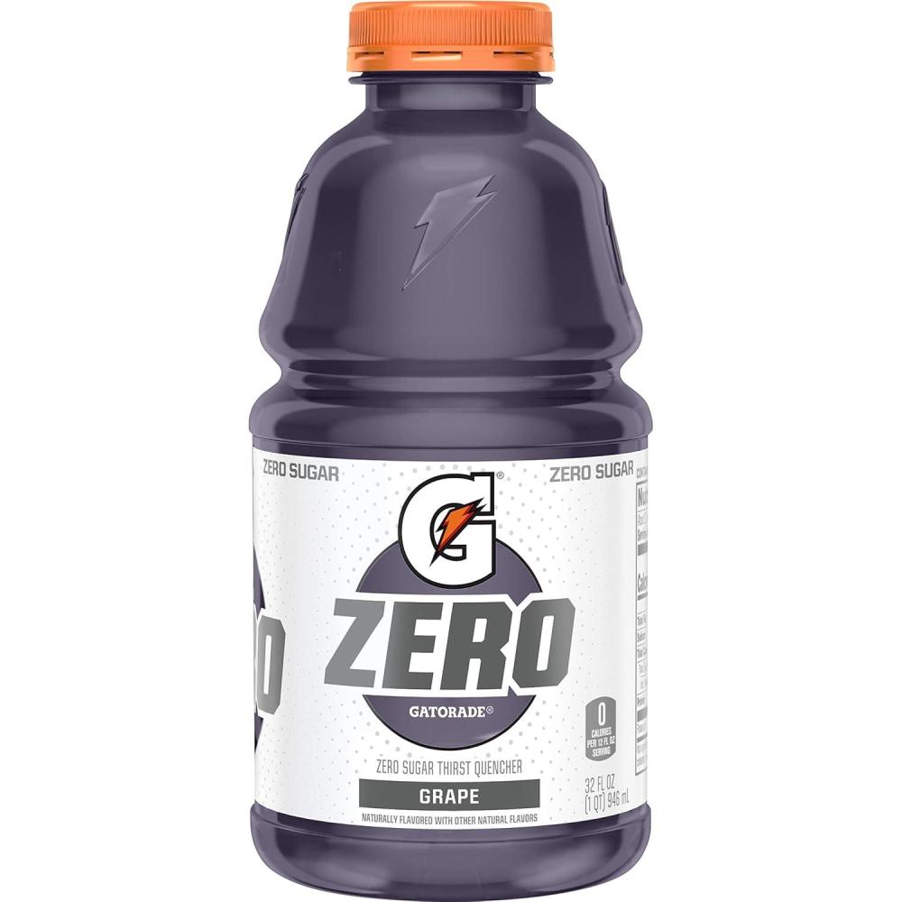 imageGatorade Zero Flavor Variety Pack 12 Fl Oz Bottles 18 PackGrape