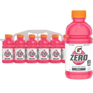 Gatorade Zero Flavor Variety Pack, 12 Fl Oz Bottles, 18 Pack(Berry)