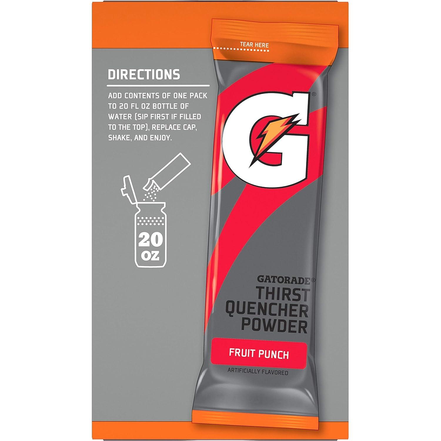 imageGatorade G Powder 10ct Punch Mixed Fruit 10 Count