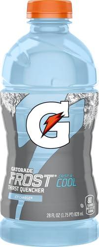 imageGatorade Thirst Quencher Sports Drink Cool Blue 20oz Bottles 4 Pack Electrolytes for RehydrationPeppermint