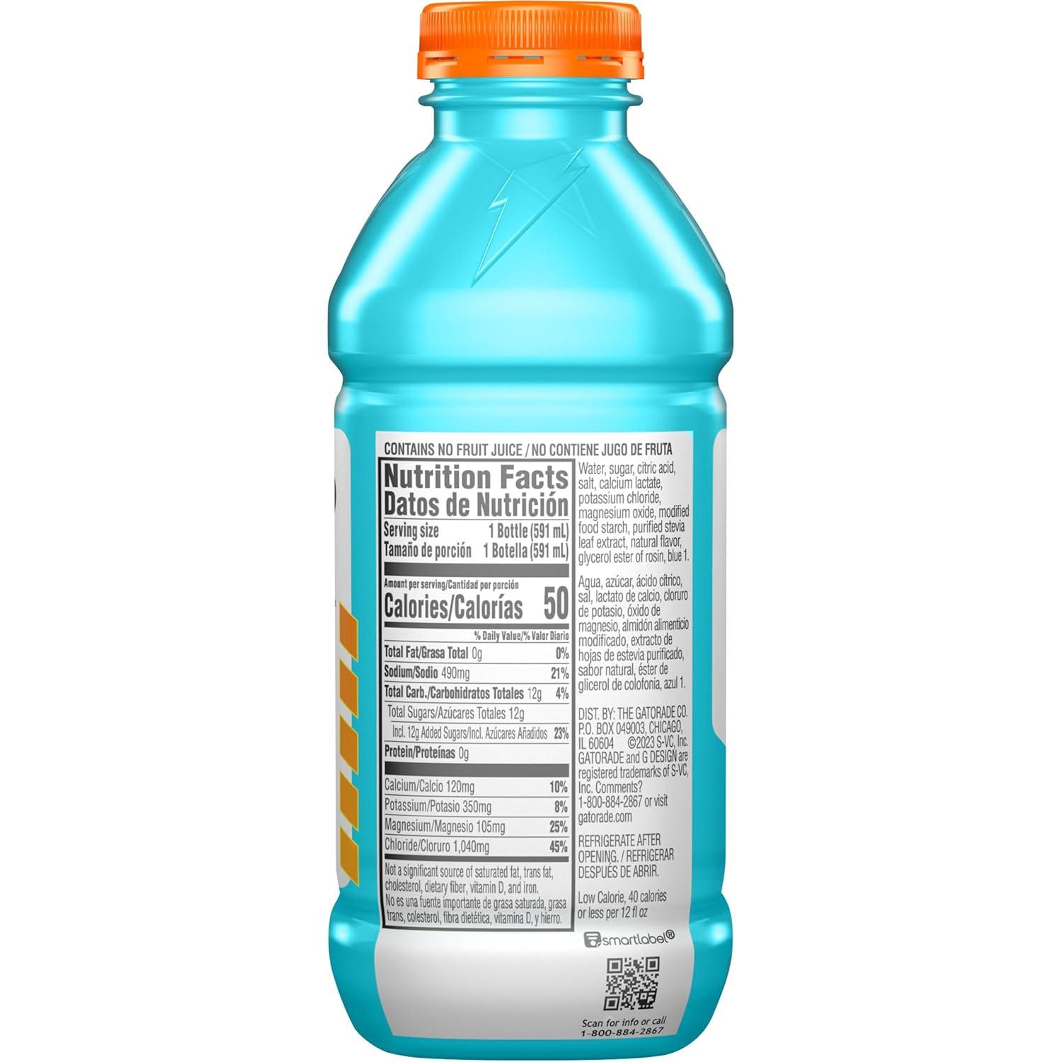 imageGatorlyte Zero Sugar Glacier Freeze 20ozGlacier Freeze