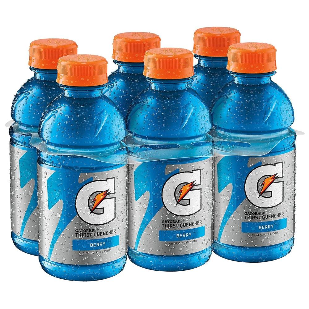 imageGatorade Berry Thirst Quencher 12 Fl Oz Bottles 6 Pack