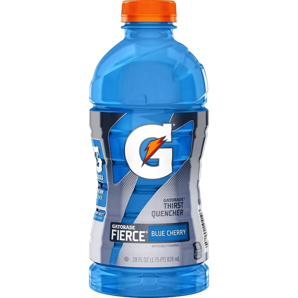 imageGatorade Fierce Blue Cherry Thirst Quencher 28 Fl Oz BottleBlue Cherry