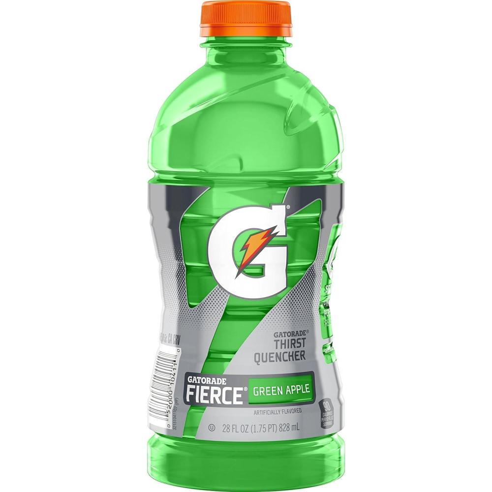 imageGatorade Fierce Green Apple Thirst Quencher 28 Fl Oz Bottle