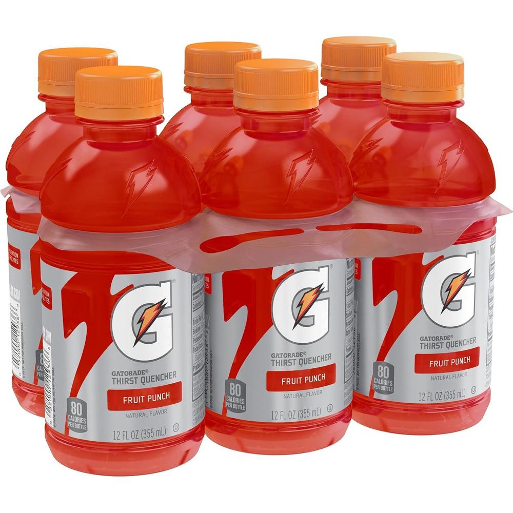 imageGatorade Thirst Quencher Sports Drink Cool Blue 20oz Bottles 4 Pack Electrolytes for RehydrationFruit Punch