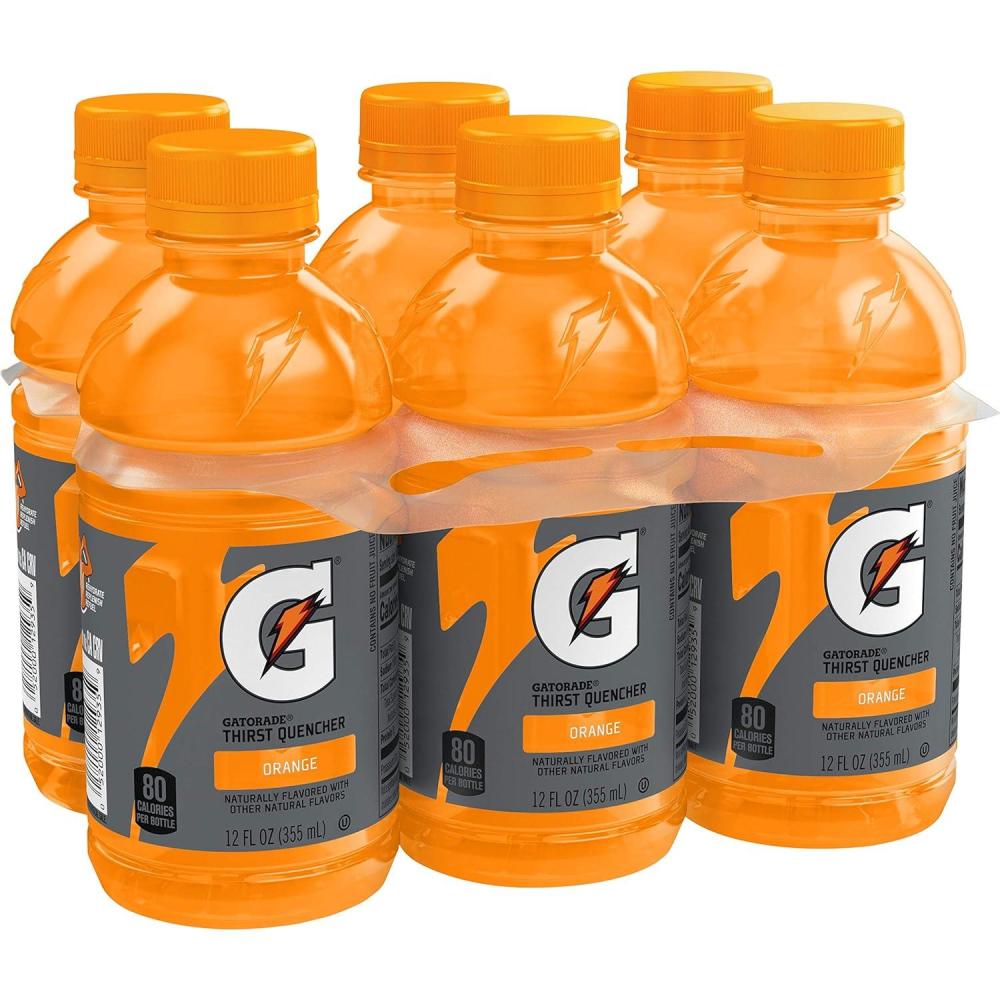 imageGatorade Thirst Quencher Sports Drink Cool Blue 20oz Bottles 4 Pack Electrolytes for RehydrationOrange