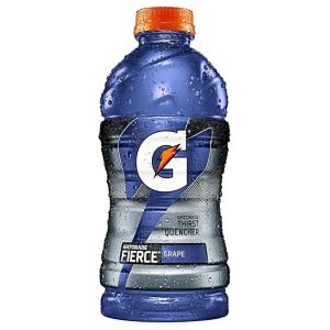 Gatorade Fierce Blue Cherry Thirst Quencher, 28 Fl Oz Bottle(Grape)