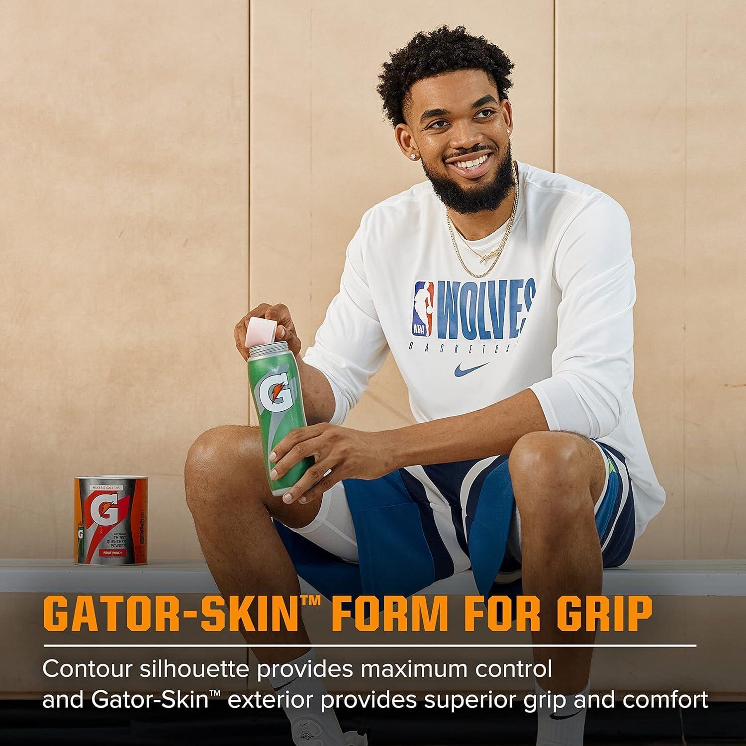 imageGatorade 32oz Gatorskin Bottle RedBlue