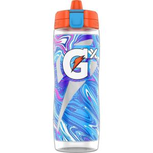 Gatorade Glitched Camo Tropic Gx Bottle(Marble Blue)