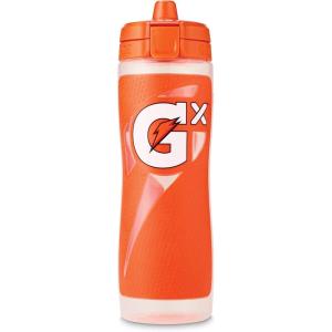 Gatorade Gx Hydration System, Non-Slip Gx Squeeze Bottles Neon Yellow Plastic, 30 Oz(Orange)