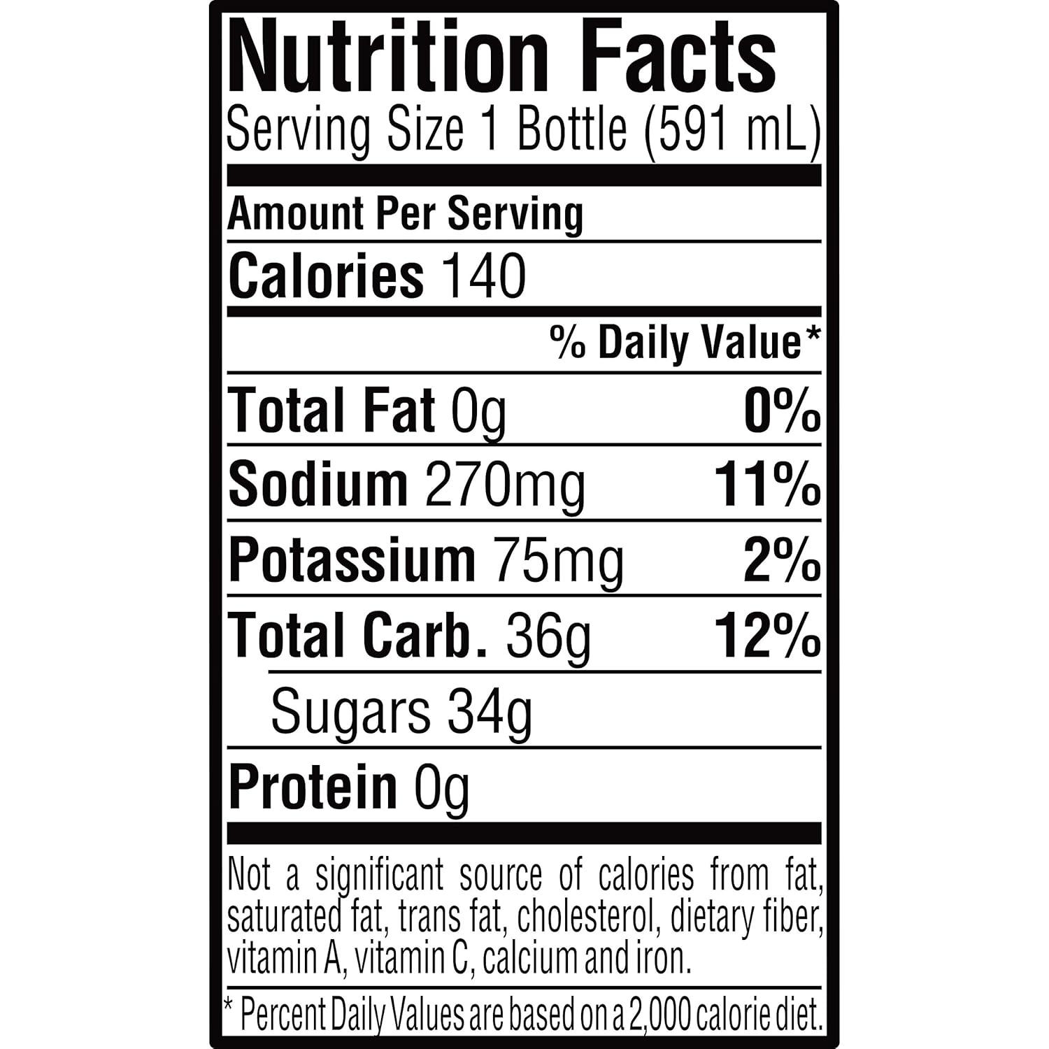 image:image8 ct 20 oz Fruit Punch Berry XFactor Gatorade