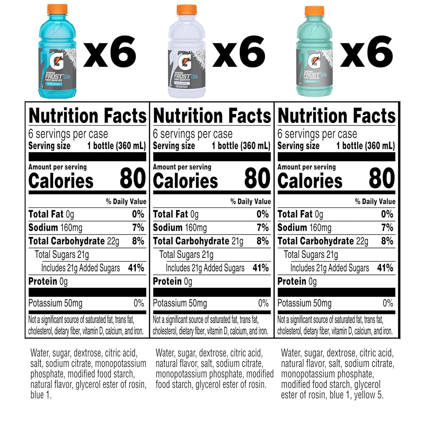 image:imageGatorade Variety Pack Thirst Quencher 12 Fl Oz Bottles 18 Pack