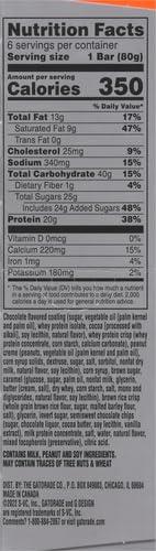 image:imageGatorade Whey Protein Bars Peanut Butter Chocolate 28 Oz 6 CtPeanut Butter Chocolate