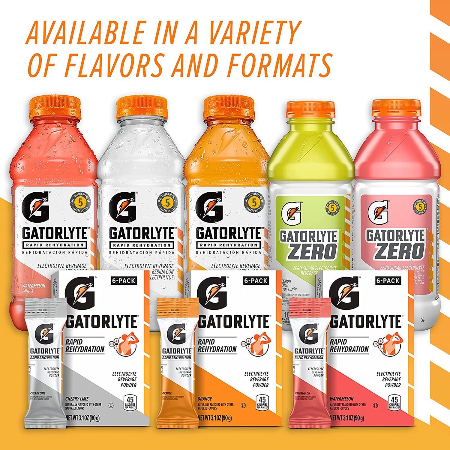 image:imageGatorlyte Zero Strawberry Kiwi 20 Fl Oz Bottle Pack of 12
