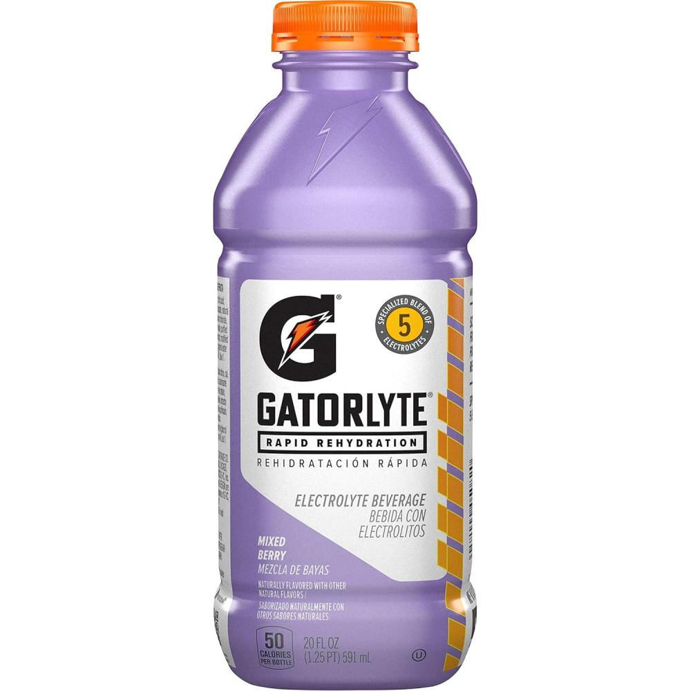 image:imageGatorlyte Rapid Rehydration Electrolyte Beverage Mixed Berry 20oz Bottle