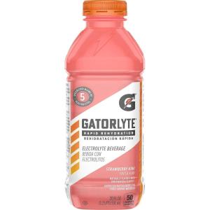 Gatorlyte Rapid Rehydration Electrolyte Beverage Kiwi Strawberry, 20 Oz Bottle(Strawberry Kiwi)