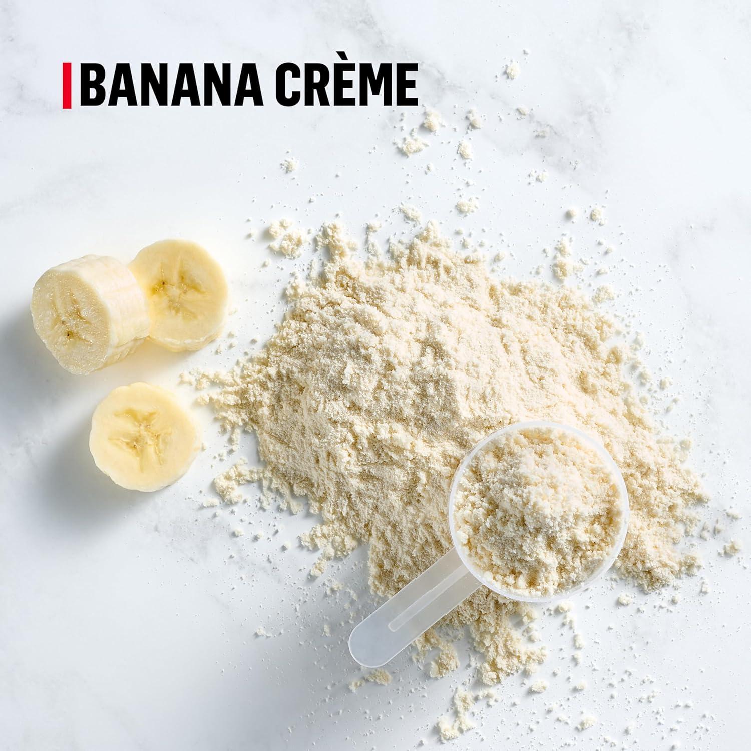 image:imageMuscle Milk Genuine Protein Powder Chocolate 193 Pounds 13 Servings 32g Protein 2g Sugar Calcium Vitamins A C amp D NSF Certified for Sport Energizing Snack Packaging May VaryBanana Crme