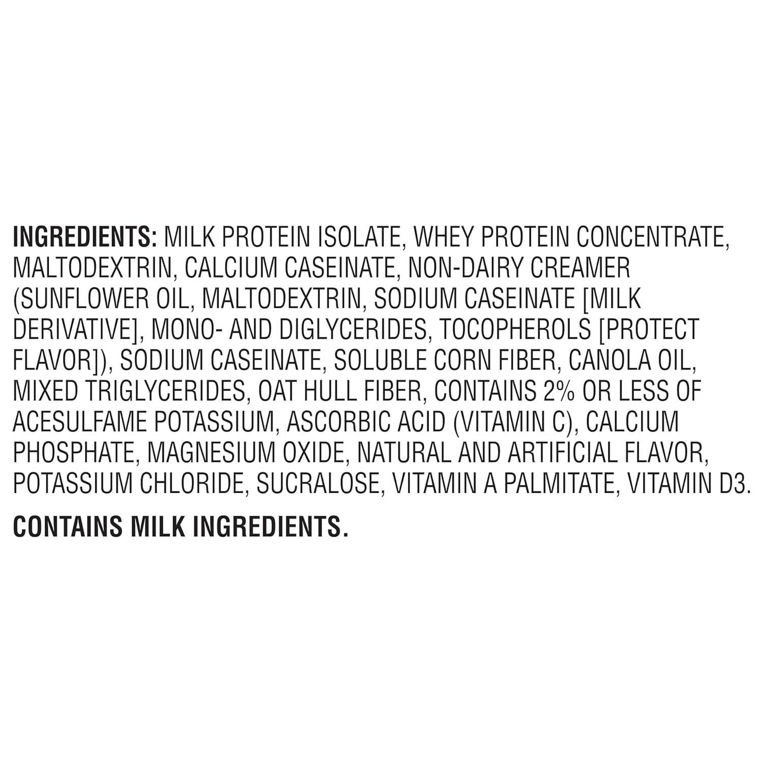 image:imageMuscle Milk Genuine Protein Powder Chocolate 193 Pounds 13 Servings 32g Protein 2g Sugar Calcium Vitamins A C amp D NSF Certified for Sport Energizing Snack Packaging May VaryVanilla Crme