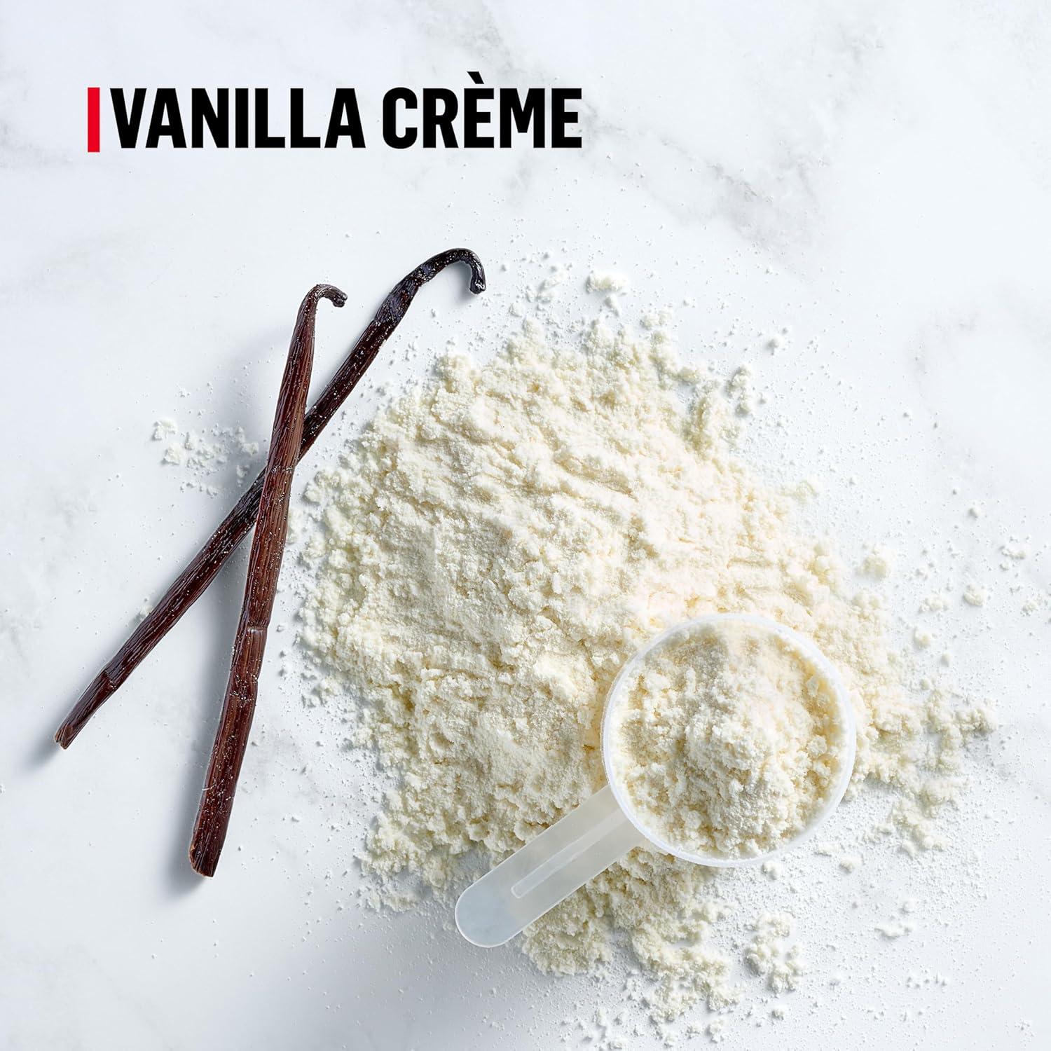 image:imageMuscle Milk Genuine Protein Powder Chocolate 193 Pounds 13 Servings 32g Protein 2g Sugar Calcium Vitamins A C amp D NSF Certified for Sport Energizing Snack Packaging May VaryVanilla Crme