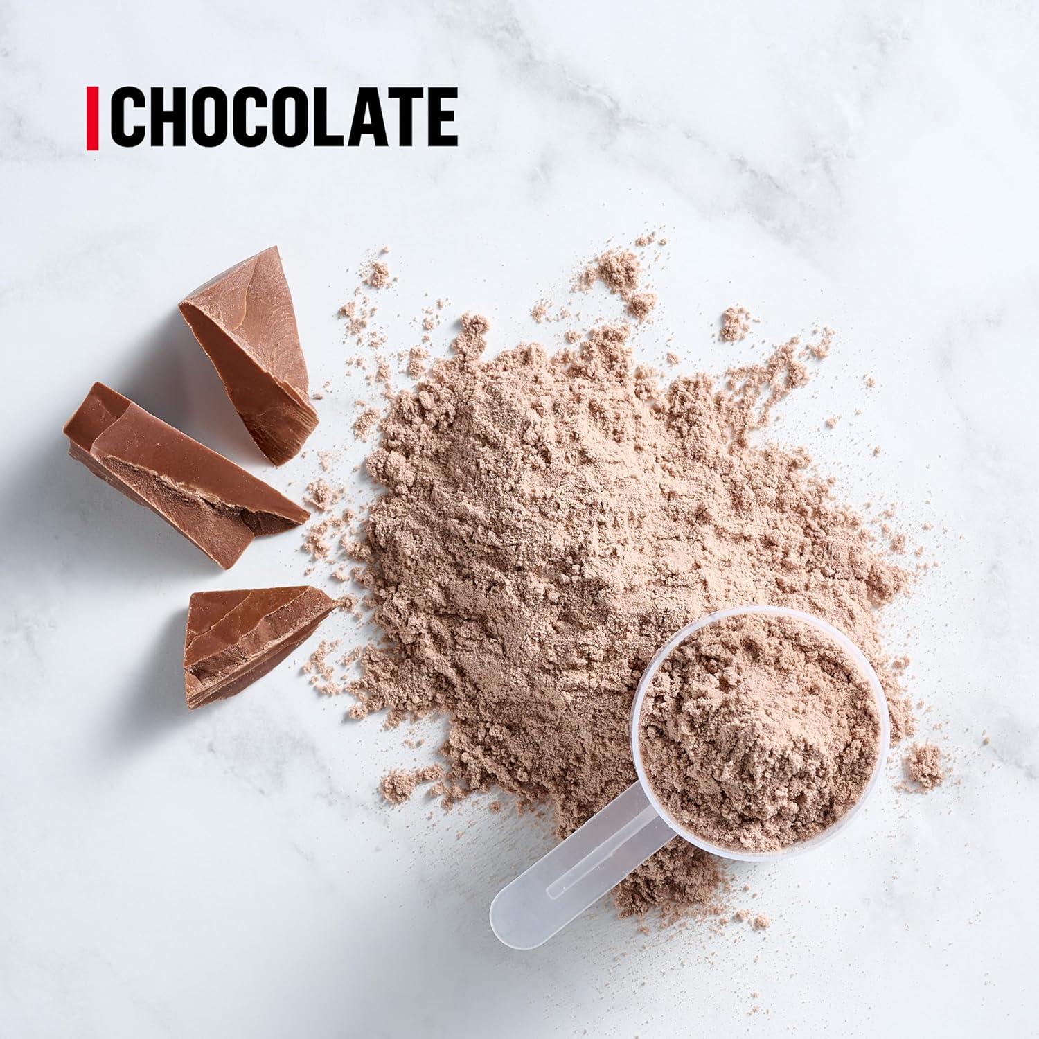 image:imageMuscle Milk Genuine Protein Powder Chocolate 193 Pounds 13 Servings 32g Protein 2g Sugar Calcium Vitamins A C amp D NSF Certified for Sport Energizing Snack Packaging May VaryChocolate
