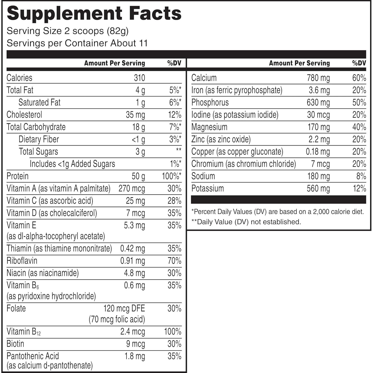 image:imageMuscle Milk Pro Series Protein Powder Supplement Knockout Chocolate 5 Pound 28 Servings 50g Protein 3g Sugar 20 Vitamins amp Minerals NSF Certified for Sport Workout RecoveryStrawberry
