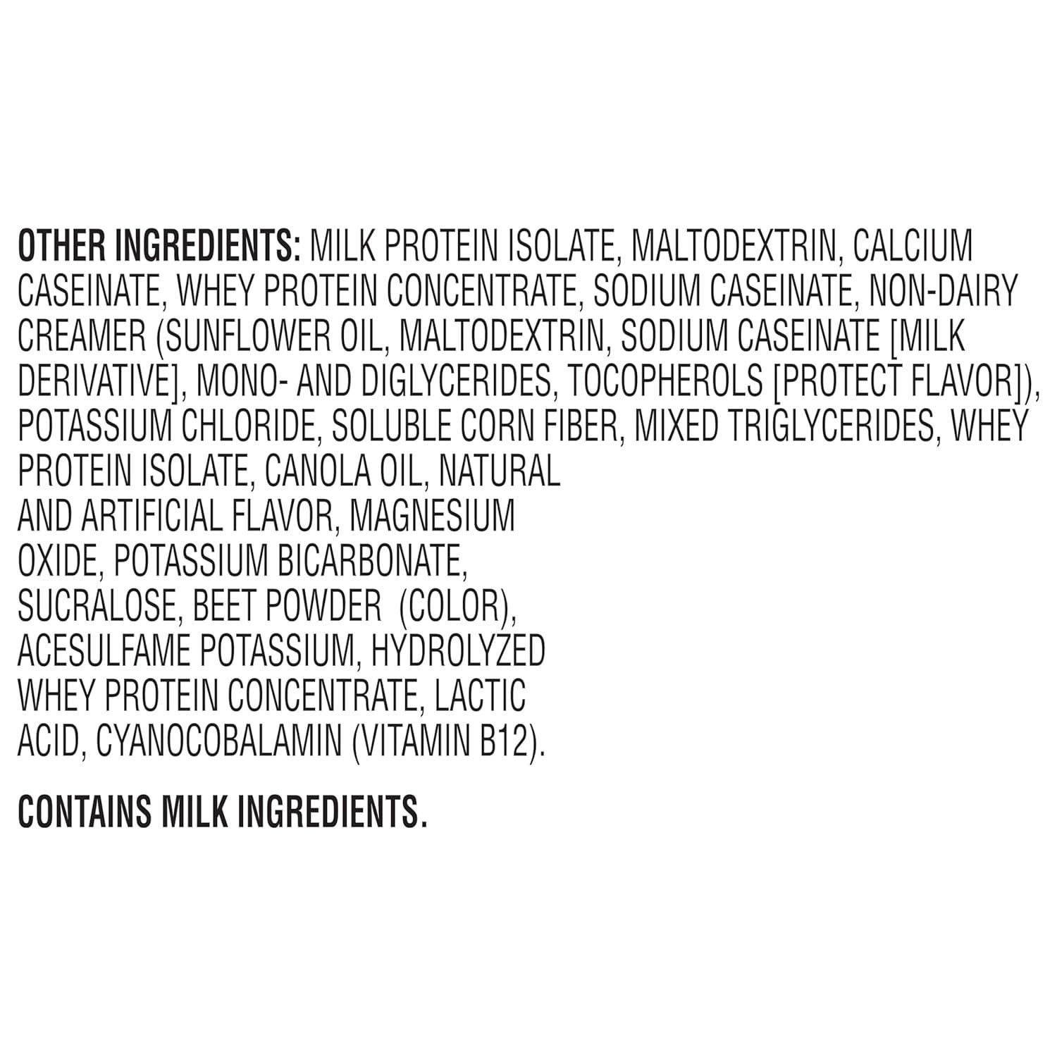 image:imageMuscle Milk Pro Series Protein Powder Supplement Knockout Chocolate 5 Pound 28 Servings 50g Protein 3g Sugar 20 Vitamins amp Minerals NSF Certified for Sport Workout RecoveryStrawberry