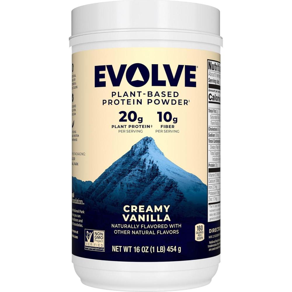 image:imageEvolve Protein Powder Ideal Vanilla 20g Protein 1 PoundVanilla