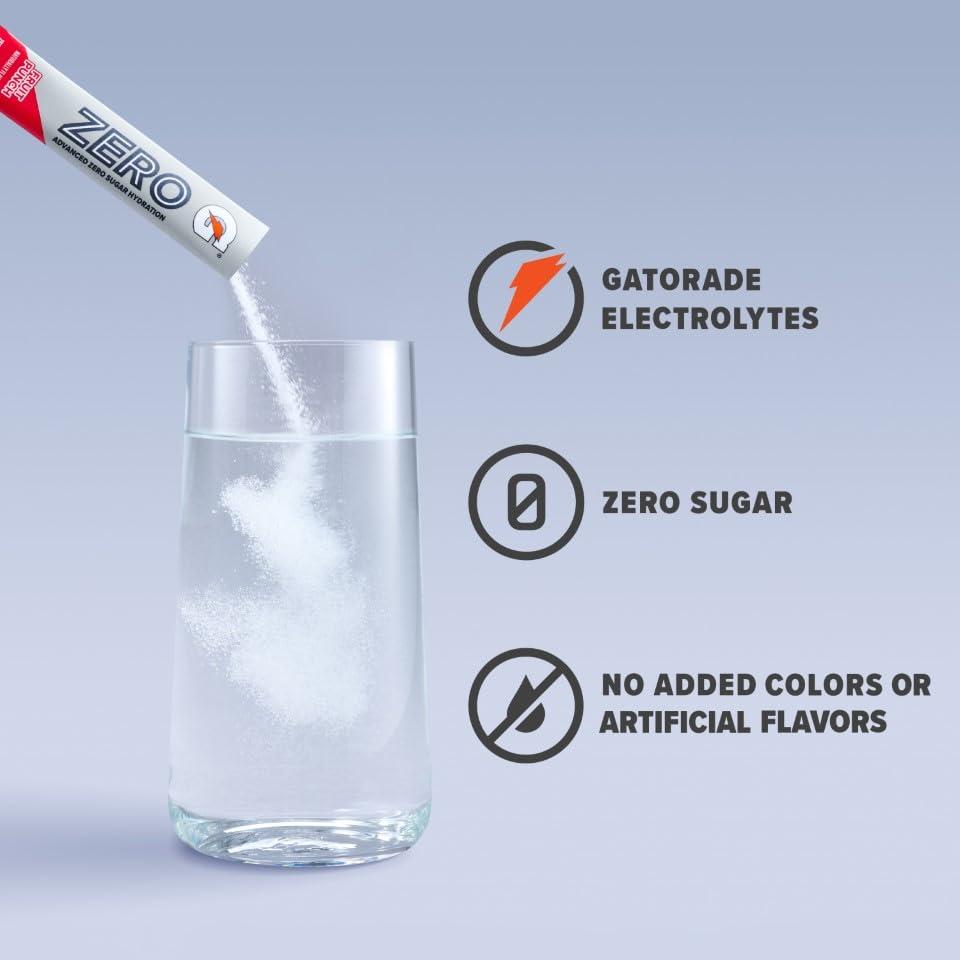 image:imageGatorade Zero Sugar Electrolyte Powder Drink Mix Glacier Freeze 96 Servings No Artificial Flavors No Added Colors Zero Sugar Sports Drinks Hydration Electrolyte DrinkOrange