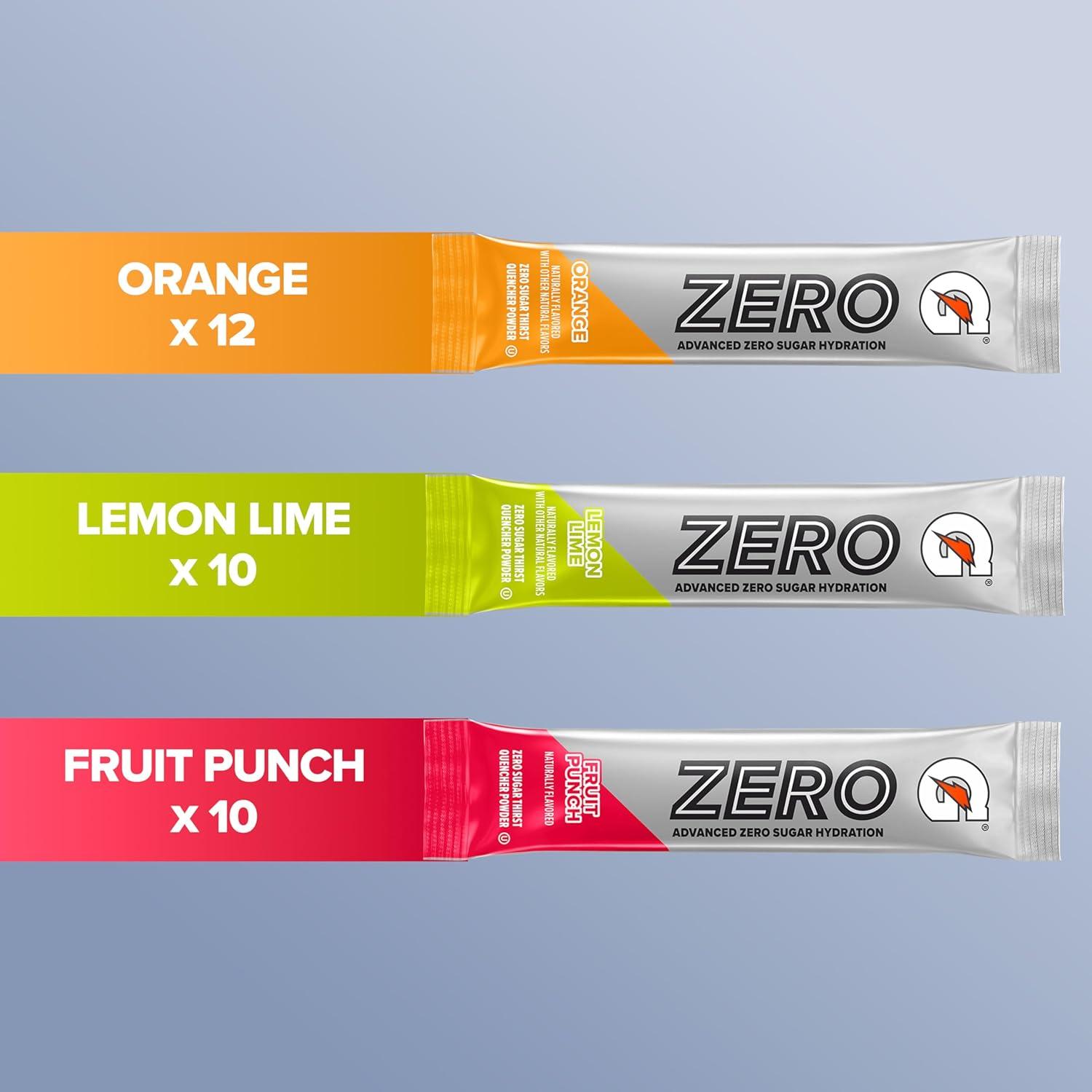 image:imageGatorade G Zero Powder Packets Frost Variety Pack Pack of 32Classic Variety