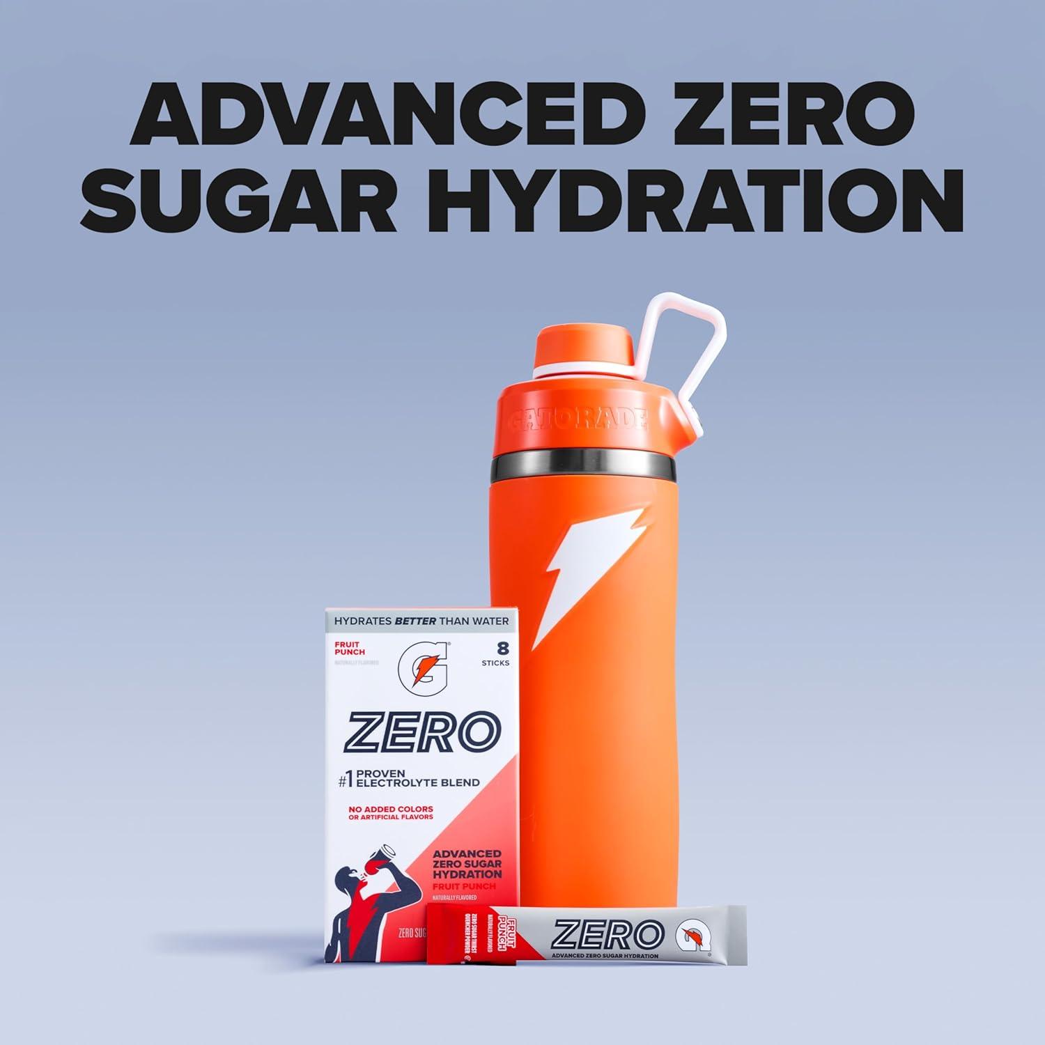 image:imageGatorade G Zero Powder Packets Frost Variety Pack Pack of 32Lemon Lime